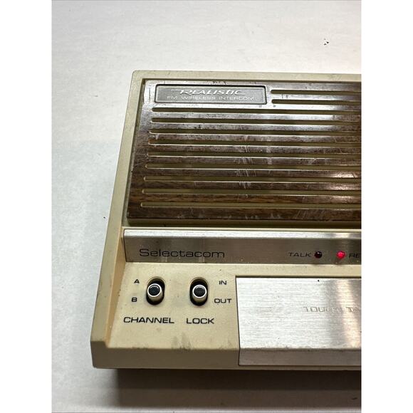 Radio Shack 43-214 Realistic 2 Channel FM Wireless Intercoms Selectacom **Tested - Picture 3 of 7
